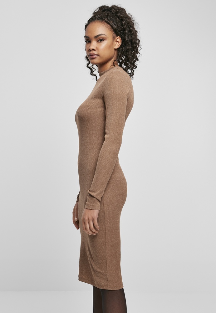UrbanClassicsDamenKleidLadiesRibDressDarkkhaki-3XL