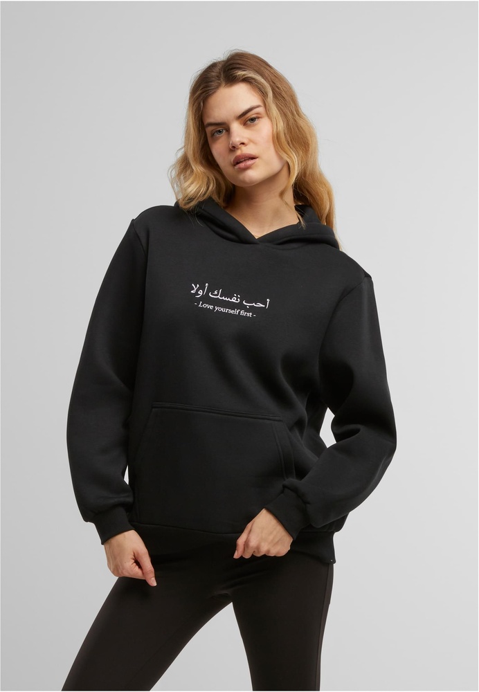 MissTeeDamenLoveYourselfFirstEMBFluffyHoodyMST277