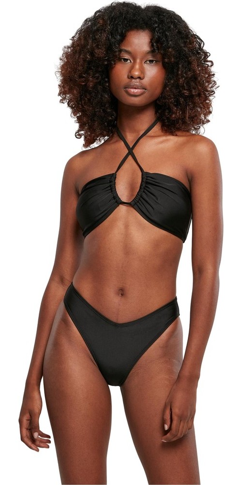 UrbanClassicsDamenLadiesRecycledHotVBikiniBlack