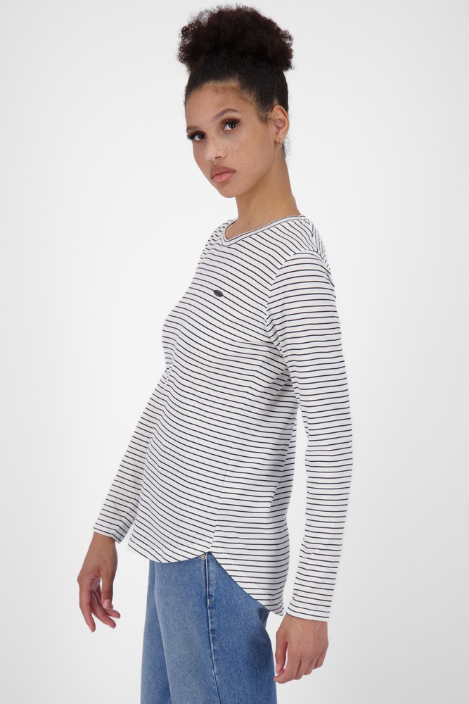 AlifeKickinDamenLeaAKZLongsleeveWhite-2XL