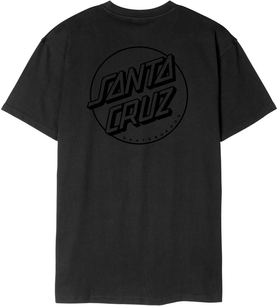 SantaCruzTonalOpusDotStripeT-ShirtSCM-T3270Black-M