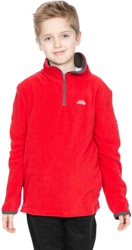 TrespassKinderFleecejackeEtto-KidsMicrofleeceAt100Red-1112