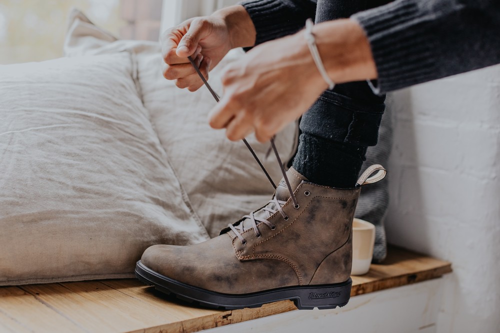 BlundstoneStiefelBoots1930RusticBrownLeatherLace-Up