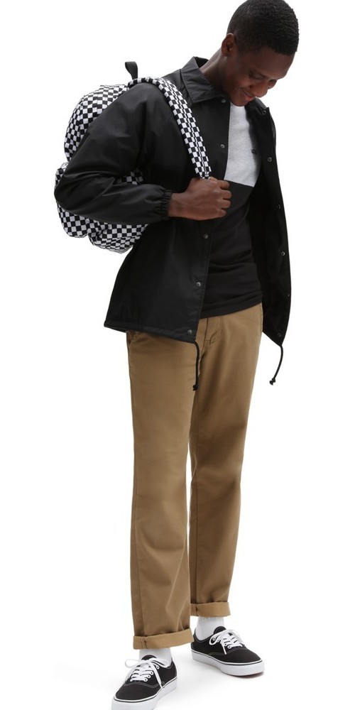 VansHerrenT-ShirtColorblockTeeAthleticHeather-Black-L