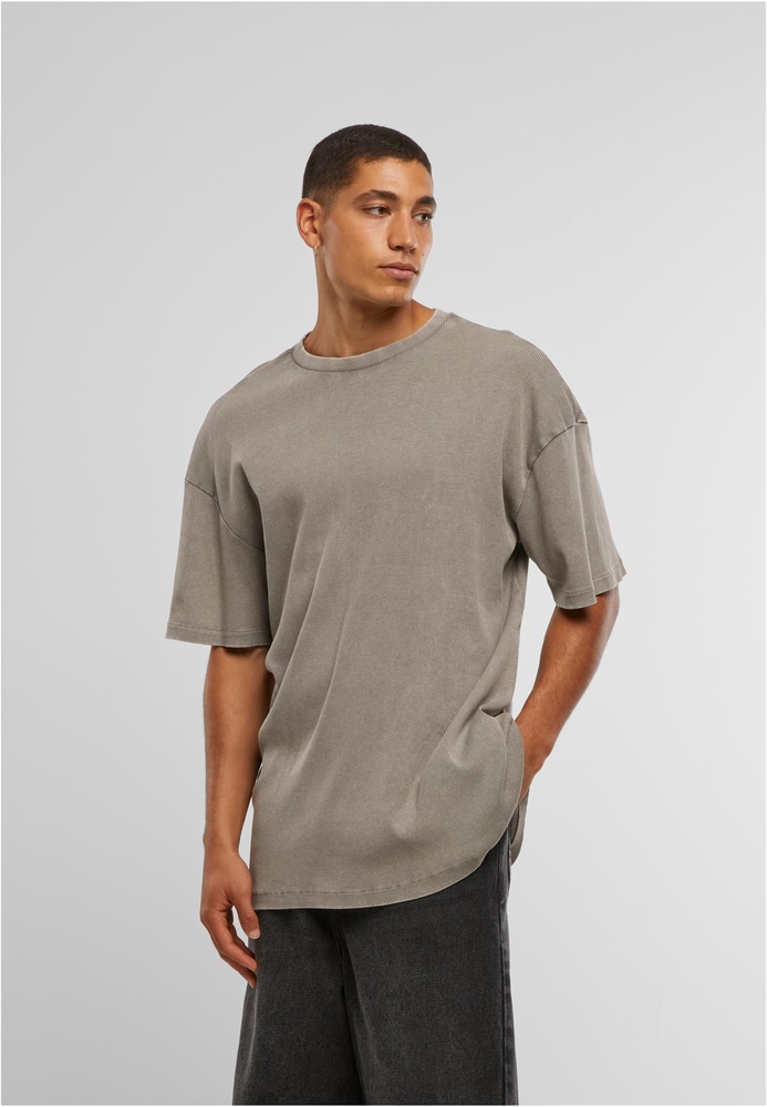UrbanClassicsT-ShirtWashedRibTeeTB7346Steelgrey-3XL