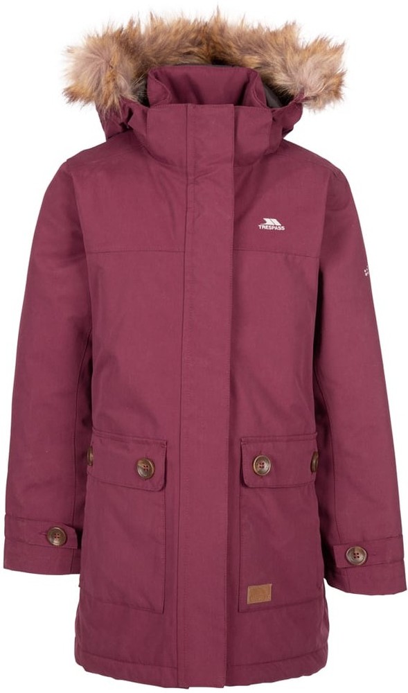 TrespassKinderRegenjackeRhoda-GirilsRainJacketTp50Fig