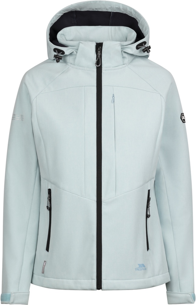 TrespassDamenWinterjackeFryattSoftshellJacketSeafoamMarl-XXS