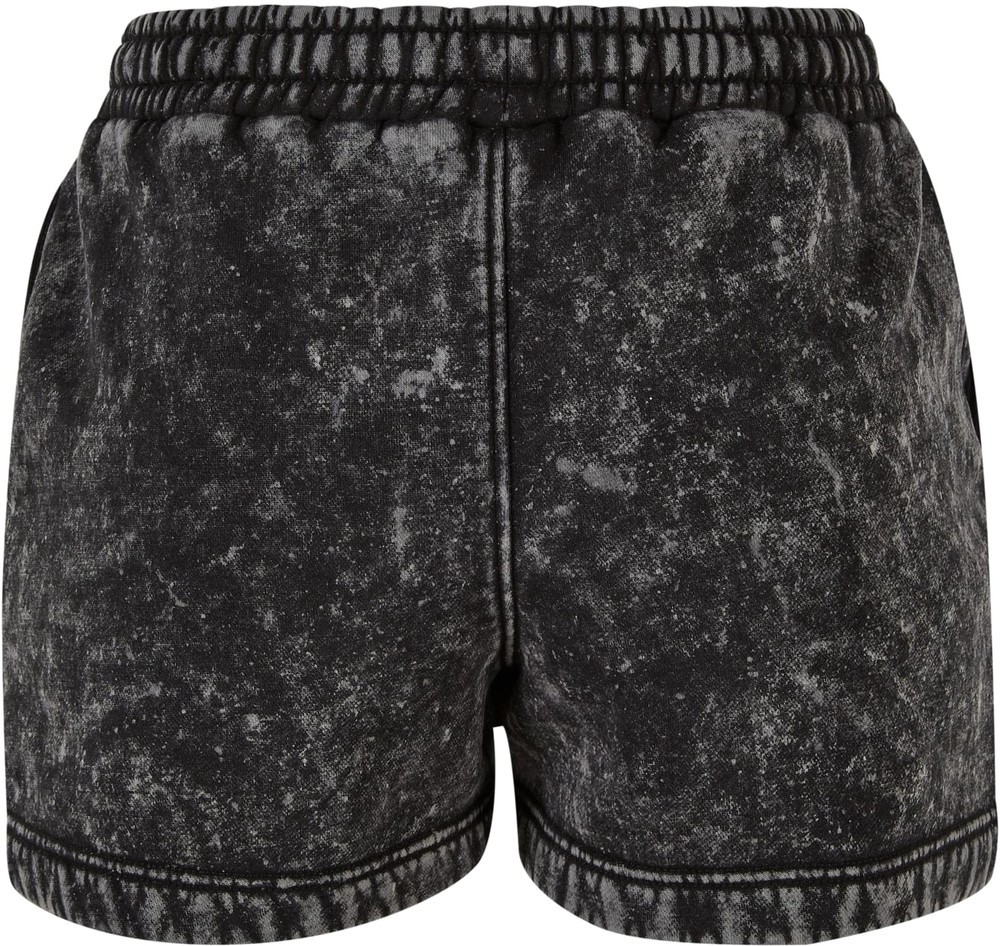 UrbanClassicsDamenLadiesTowelWashedSweatShortsBlack-3XL