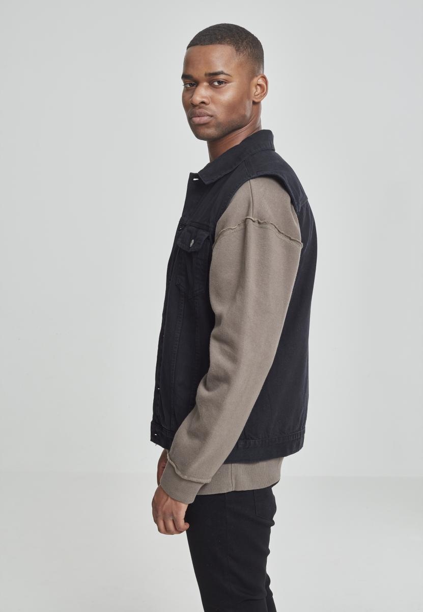 UrbanClassicsWesteDenimVestBlackDark-L
