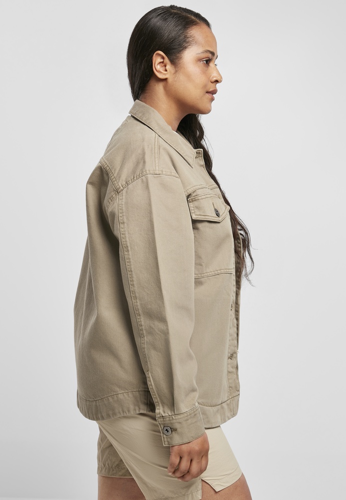 UrbanClassicsDamenLadiesOversizedShirtJacketTB4366
