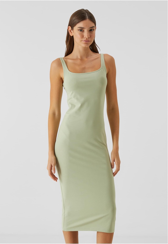 UrbanClassicsDamenKleidknielangLadiesBasicLongCottonJerseyDressTB7180Softsalvia-3XL