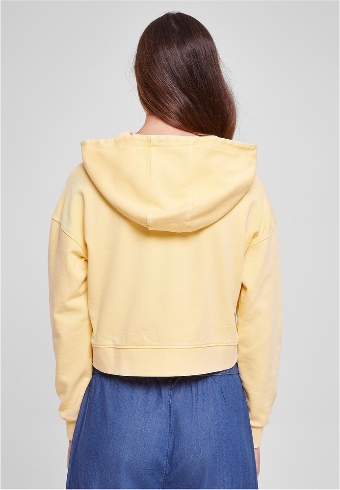 UrbanClassicsDamenLadiesShortFlowerEmbroideryTerryHoody