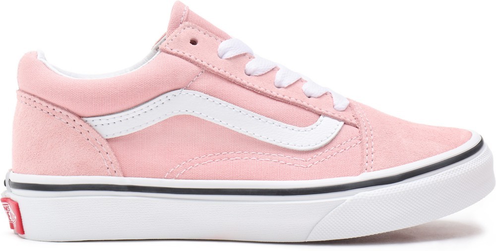 VansYouthUnisexKidsLifestyleClassicFTWSneakerUyOldSkoolPowderPinkTrueWhite-315