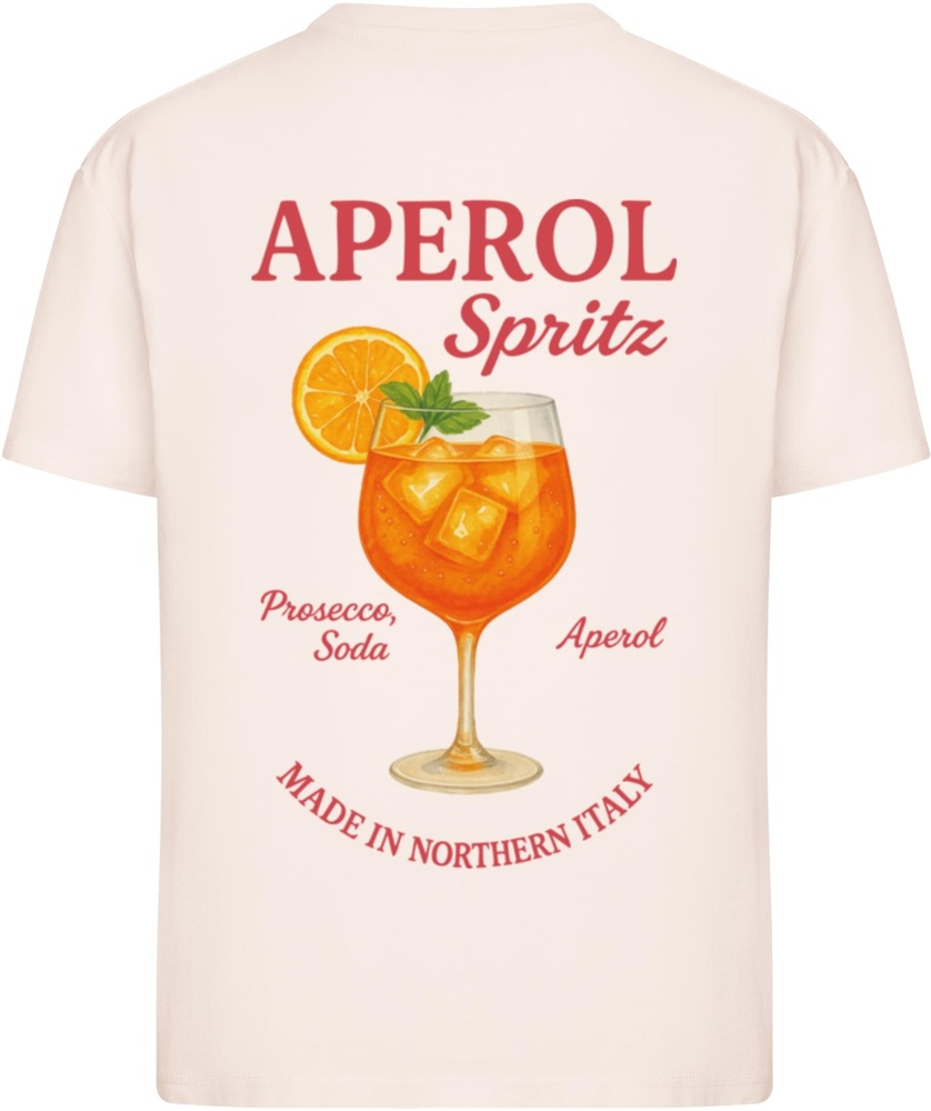 MerchcodeDamenT-ShirtLadiesAperolSpritzTeeMP0009579Pink-3XL