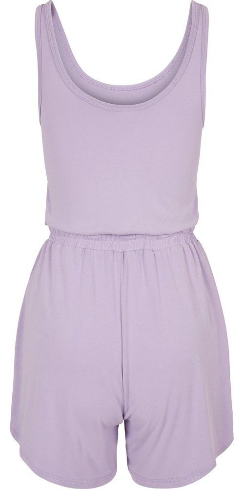 UrbanClassicsDamenLadiesShortSleevelessModalJumpsuitLilac-3XL