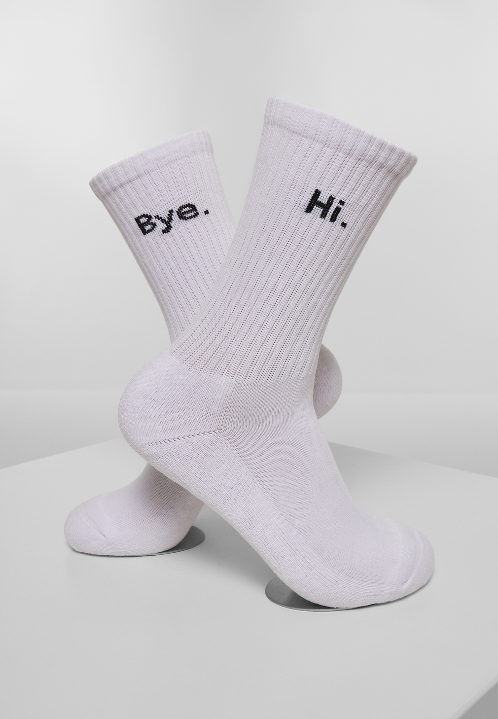 MisterTeeSockenHI-ByeSocksshort2-PackBlackWhite