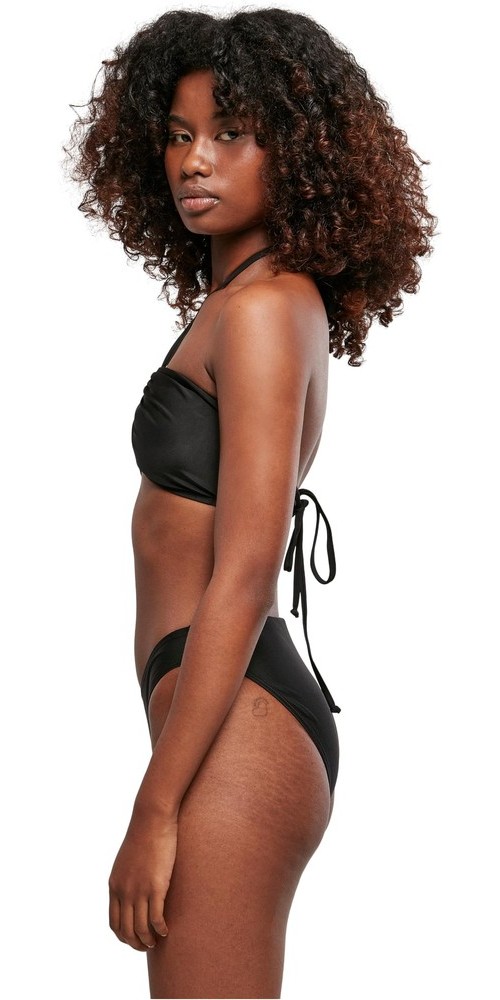 UrbanClassicsDamenLadiesRecycledHotVBikiniBlack