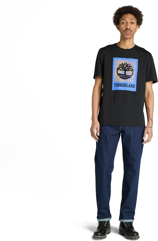 TimberlandT-ShirtGraphicLogoShortSleeveTeeTB0A441BBlack-L