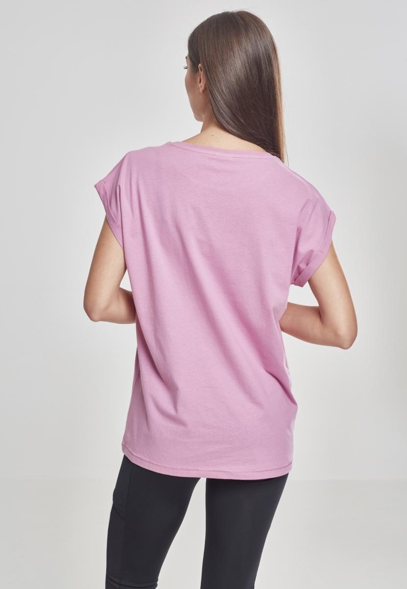 UrbanClassicsFemaleShirtLadiesExtendedShoulderTeeCoolpink-L