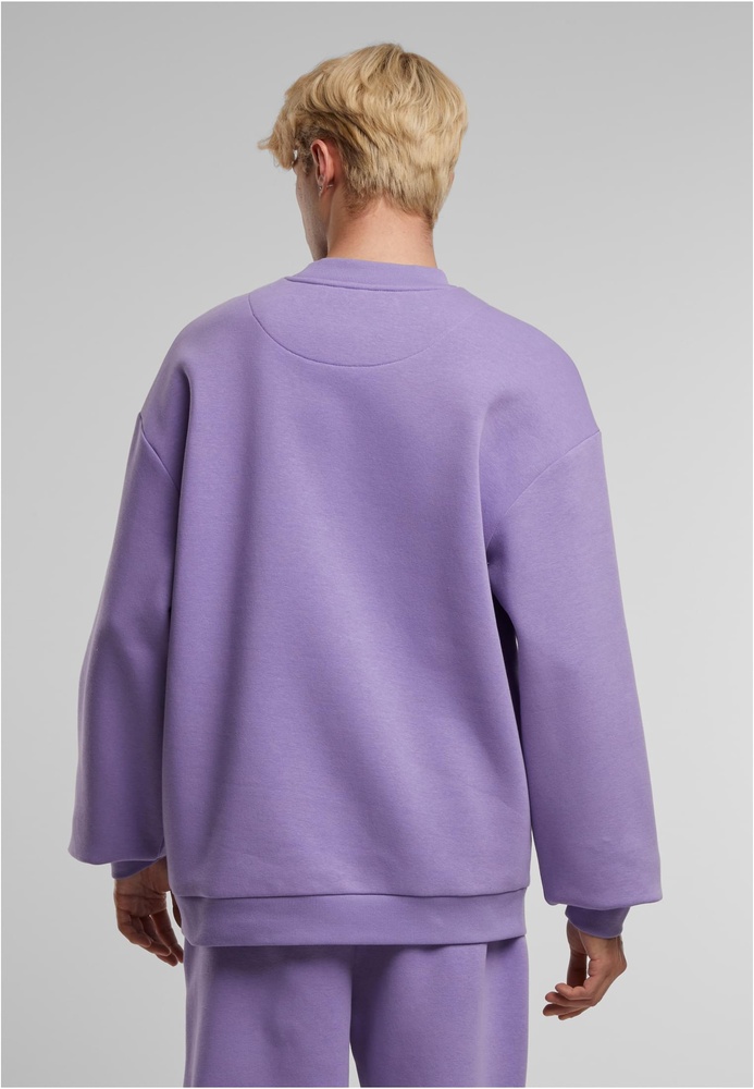 UrbanClassicsFluffyCrewneckTB6751Electriclilac-3XL