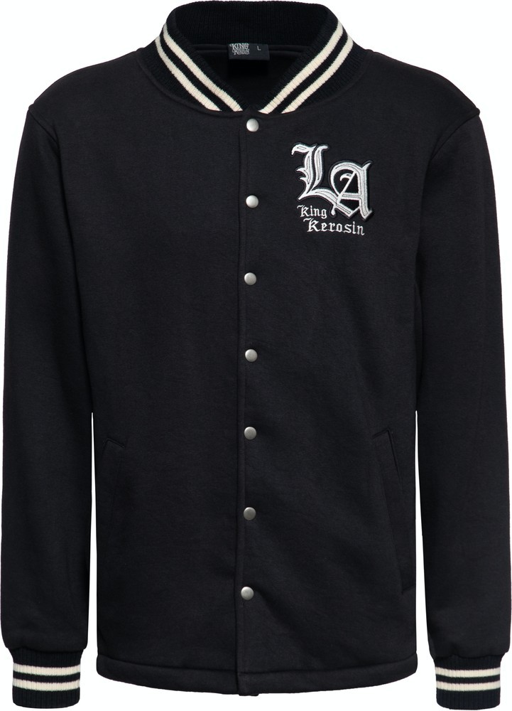 KingKerosinLAKingOldSchoolJackeSchwarz