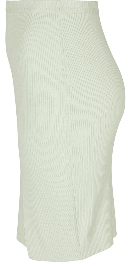 UrbanClassicsDamenLadiesRibKnitSkirtLightmint-3XL