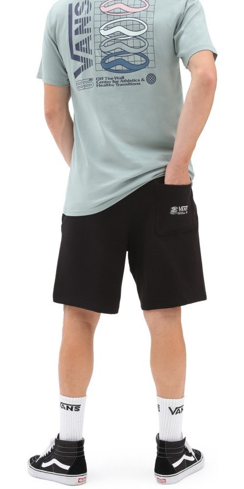 VansHerrenShortsCommercialDnaRelaxedFleeceShortBlack