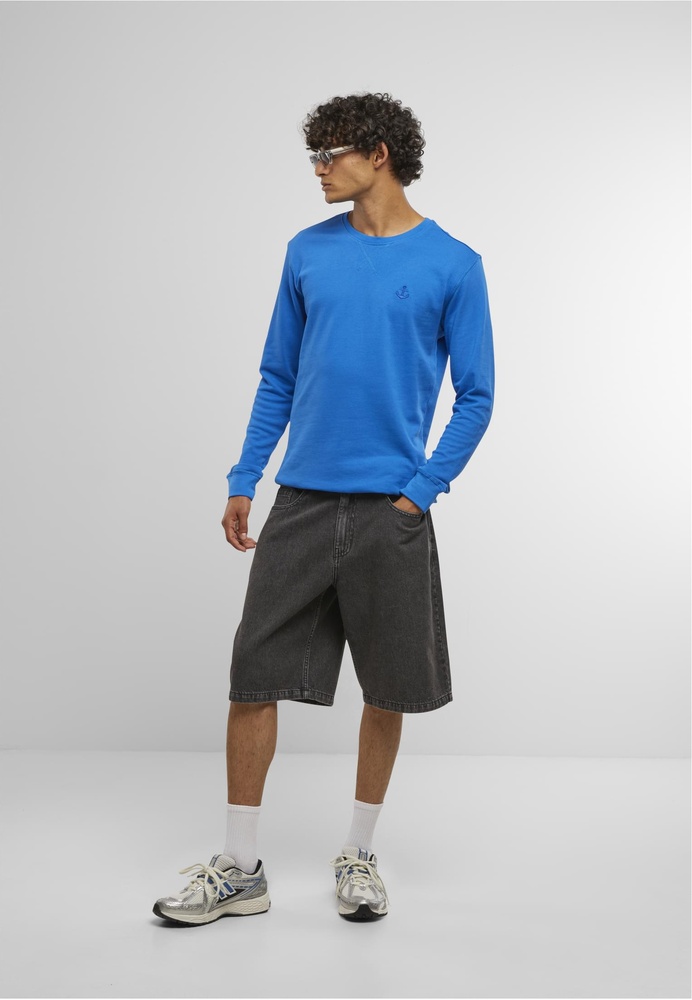 MisterTeeAnchorSignEmbLightCrewSweatshirtMT3924CobaltBlue-3XL