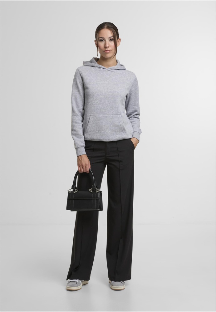 UrbanClassicsDamenLadiesBasicEssentialHoodyTB8009Heathergrey-3XL