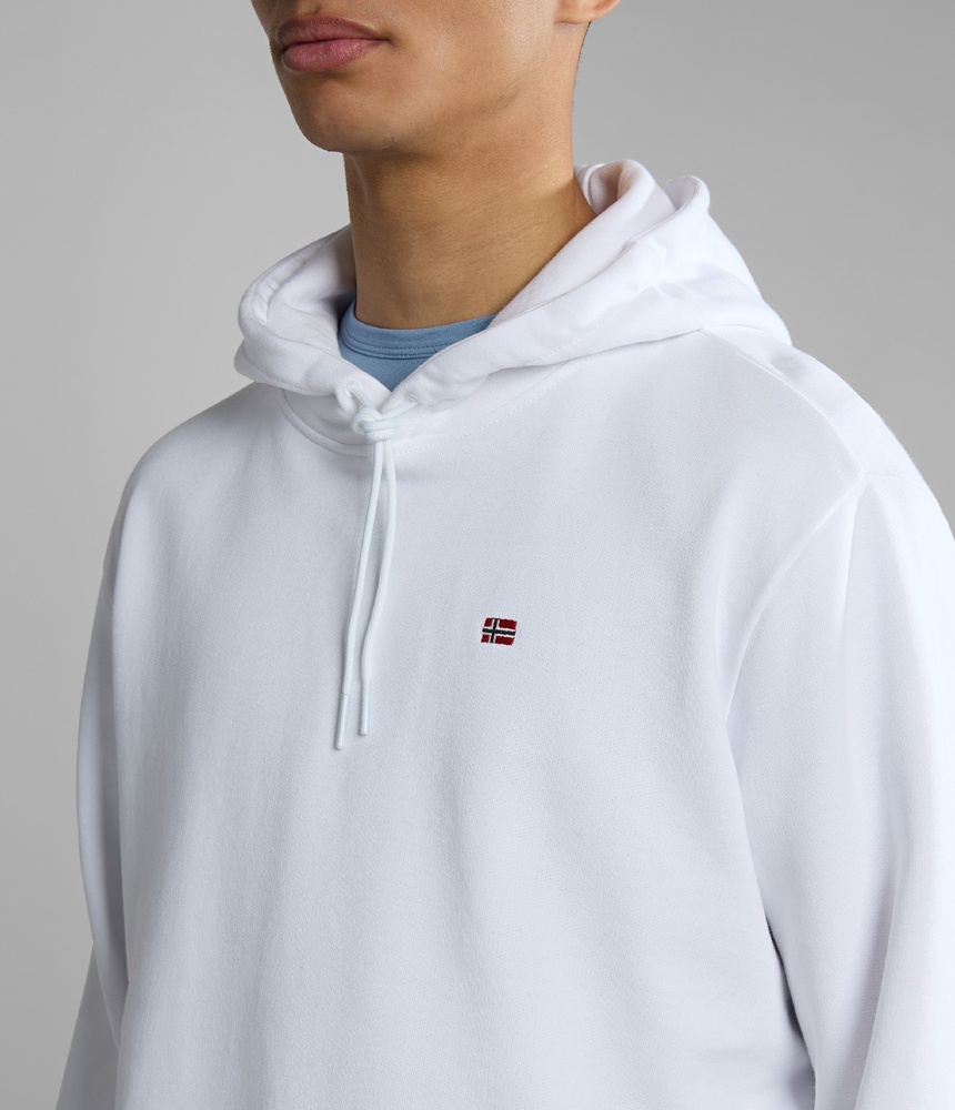NapapijriSweatshirtBalisHSumNP0A4H8ABrightWhite-XS