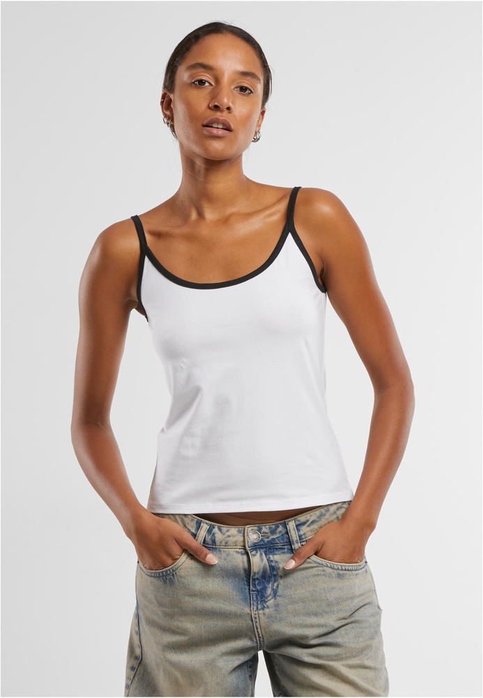 UrbanClassicsDamenLadiesContrastBasicTop2-PackTB7485A