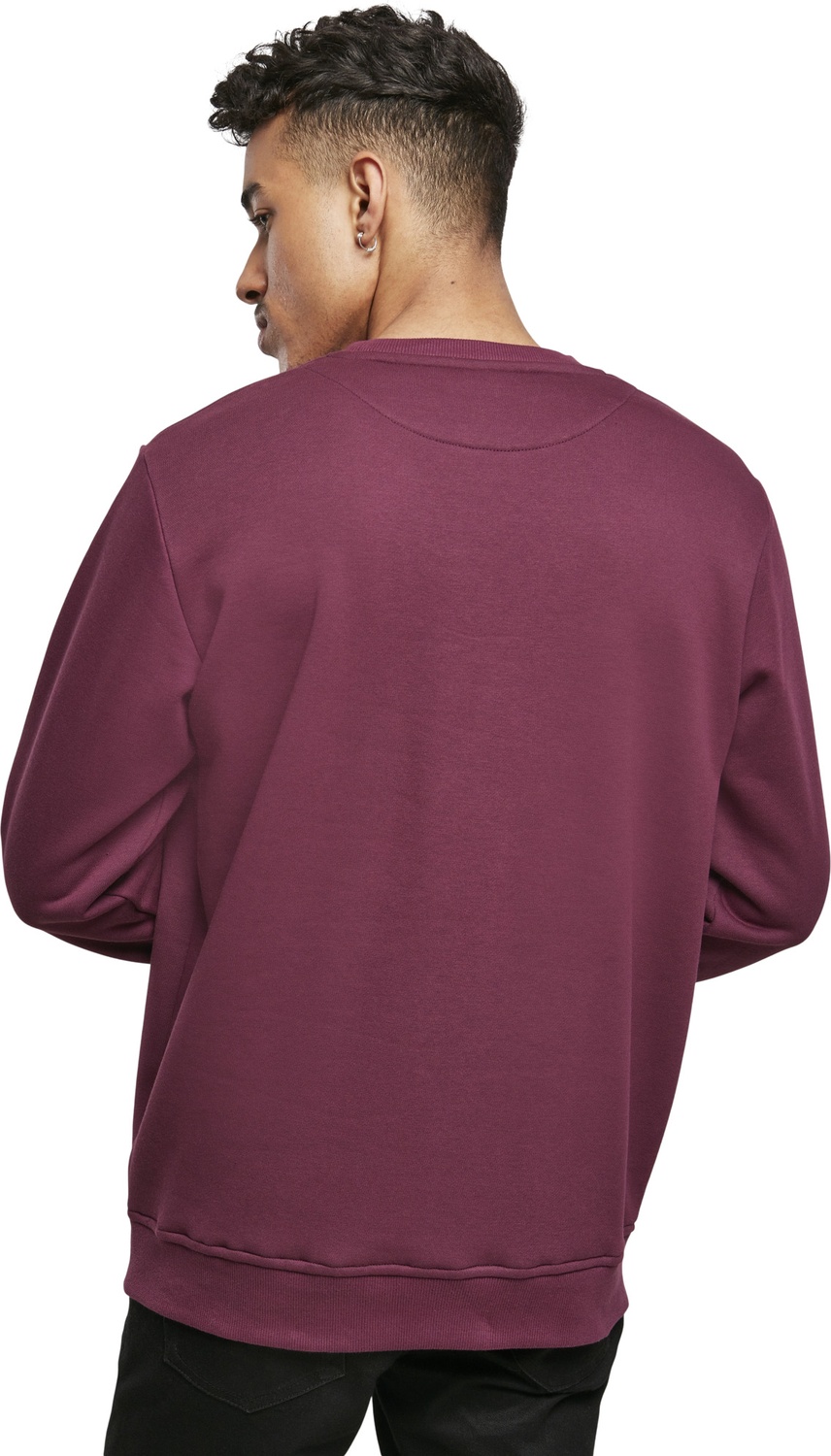 StarterBlackLabelHoodieSweatshirtEssentialCrewneckDarkviolet-L