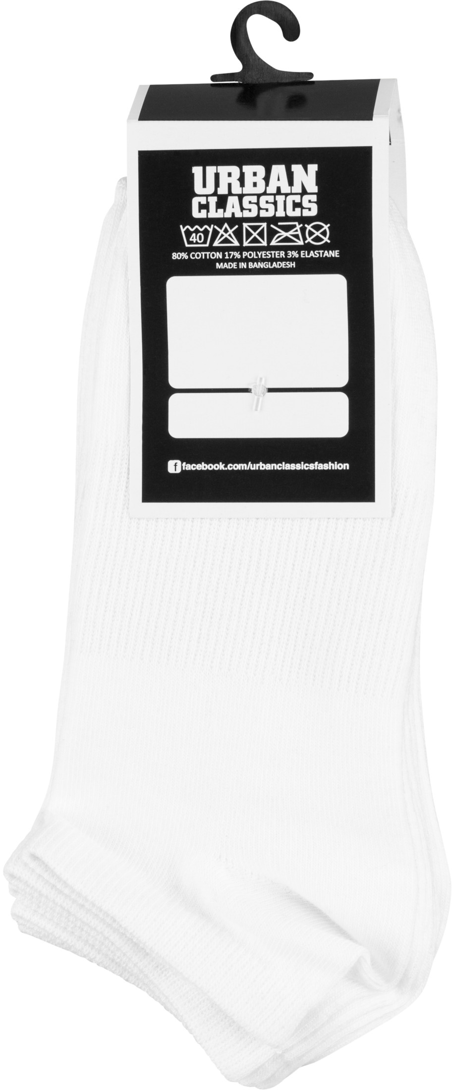 UrbanClassicsSockenNoShowSocks5-PackWhite-43-46