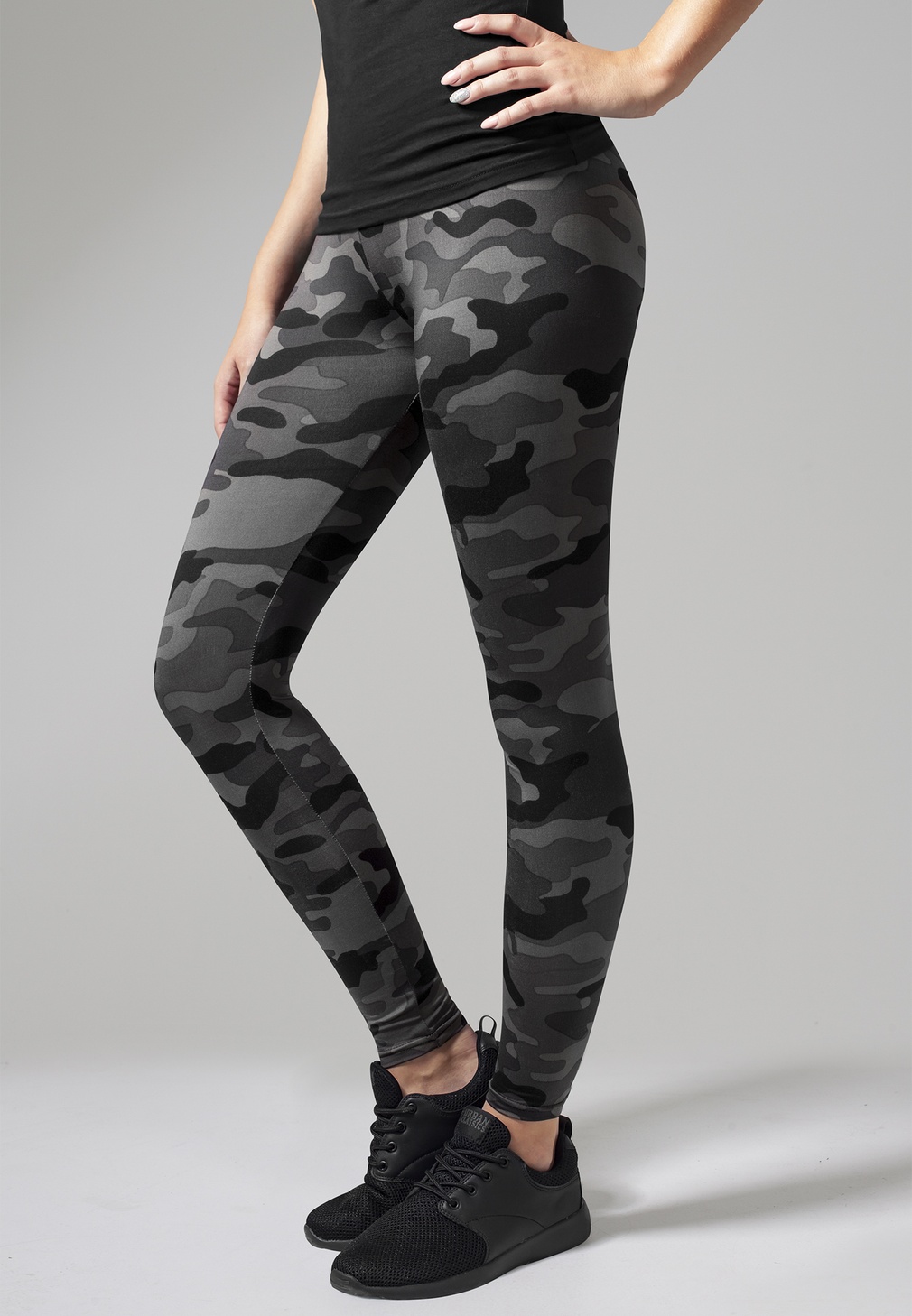 UrbanClassicsDamenLeggingsLadiesCamoLeggingsDarkCamouflage-L
