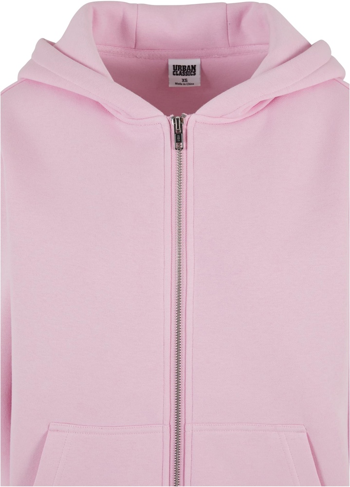 UrbanClassicsDamenLadiesFluffyZipHoodyTB7286Softpink-3XL