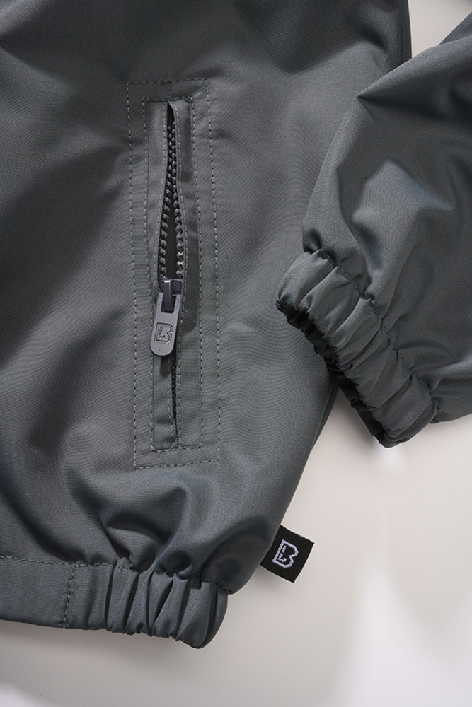 BranditKinderJackeKidsSummerwindbreakerFrontzipAnthrazit-122128