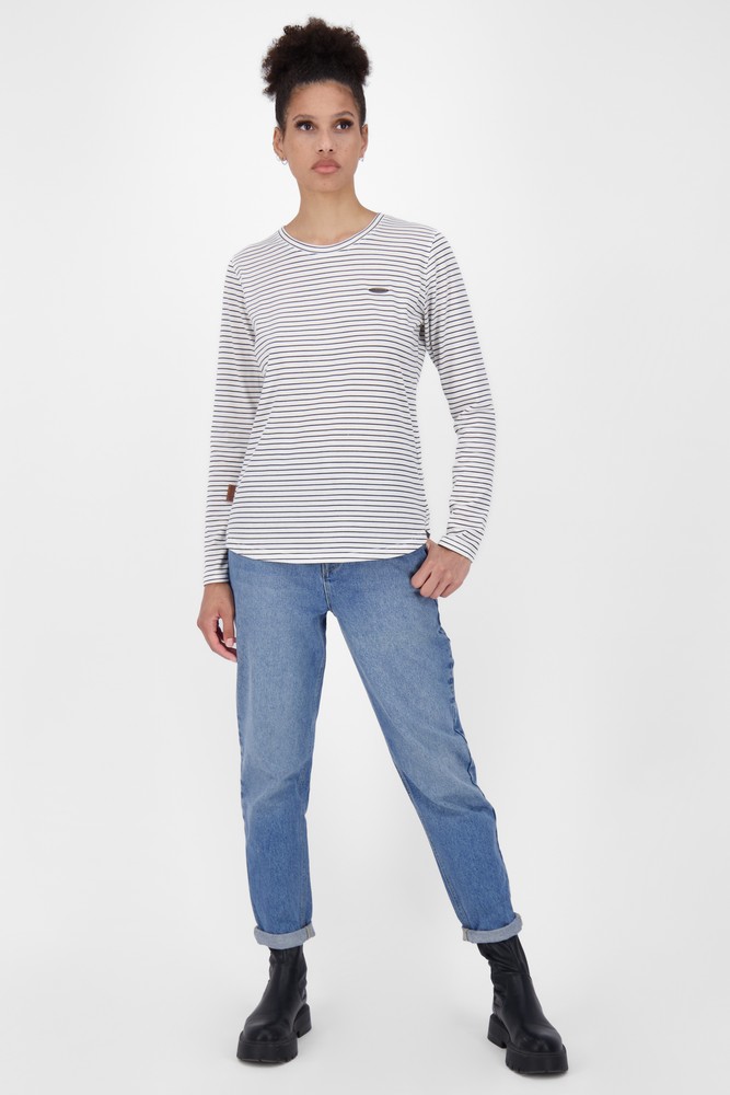 AlifeKickinDamenLeaAKZLongsleeveWhite-2XL