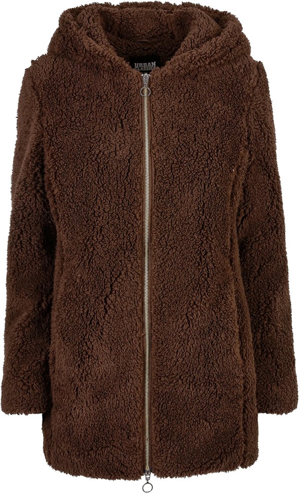 UrbanClassicsDamenJackeLadiesSherpaJacketBrown-3XL