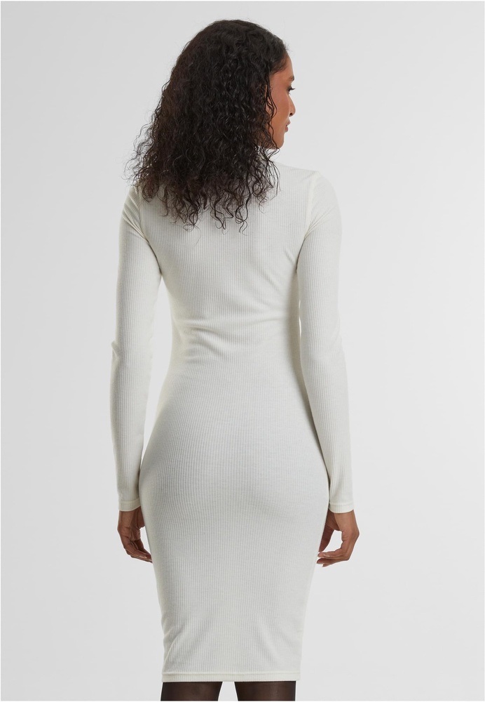UrbanClassicsDamenLadiesRibDressTB1340Whitesand-3XL