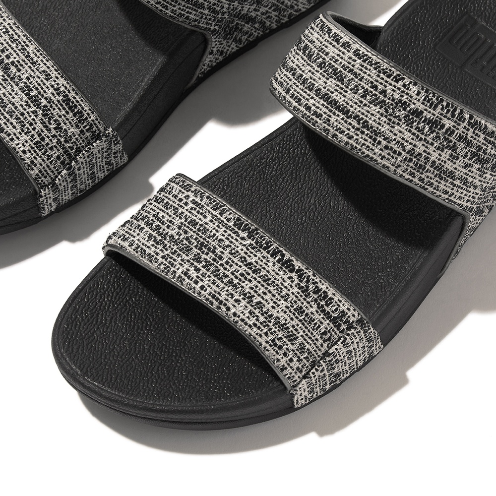 FitFlopDamenSandalenLuluShimmerweaveSlidesGO2