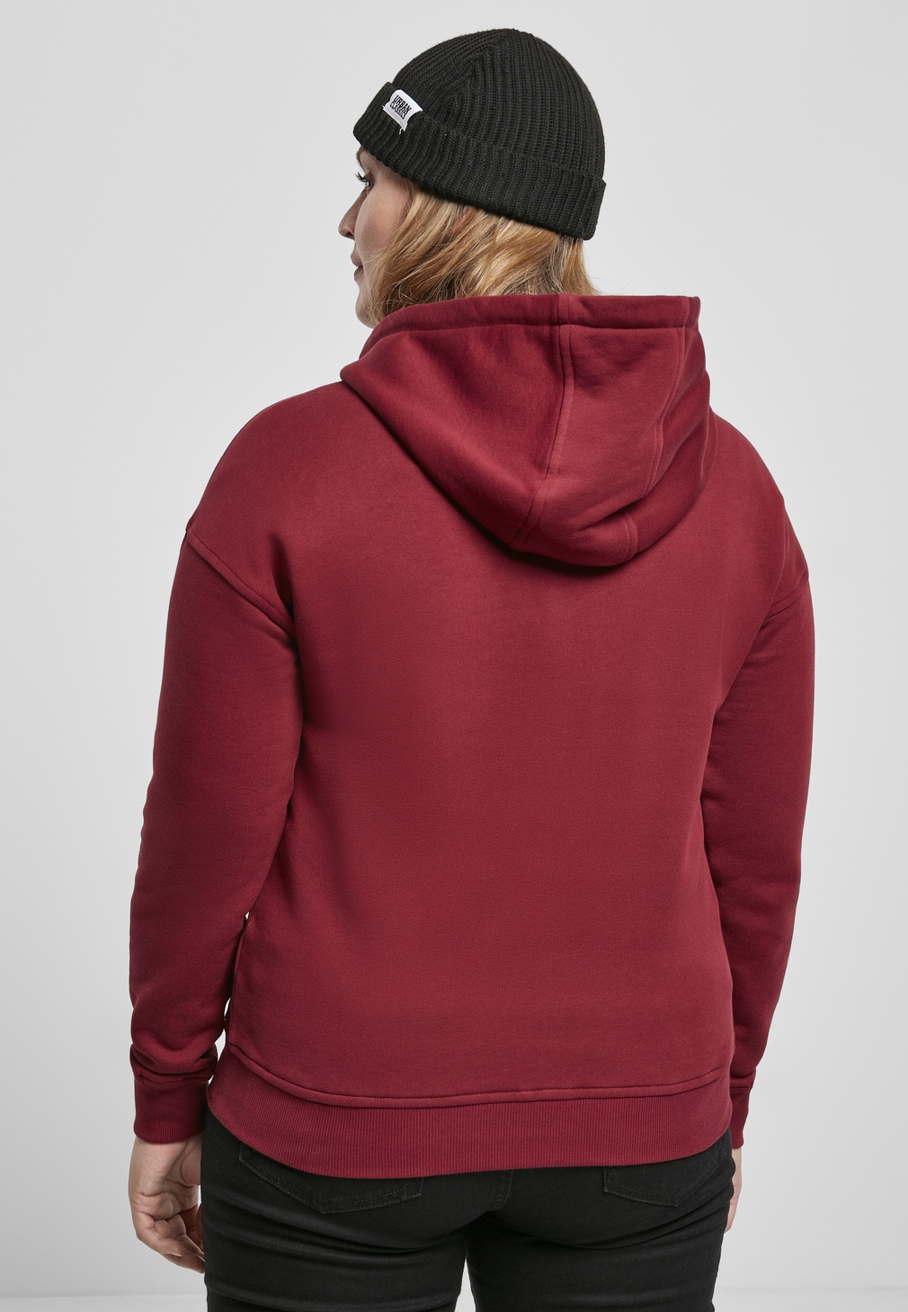 UrbanClassicsDamenHoodieLadiesOrganicHoodyBurgundy-3XL