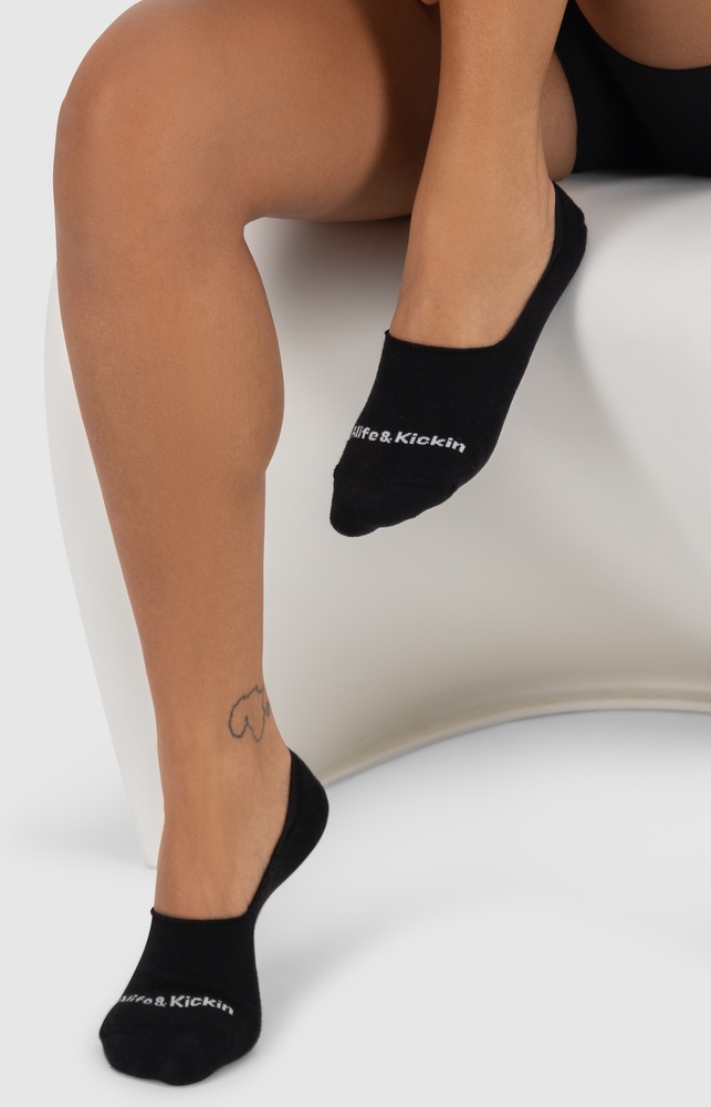 AlifeKickinDamenSockenInisAKNo-ShowCushSneakerSocks6erPack44016-9999Black-35-38