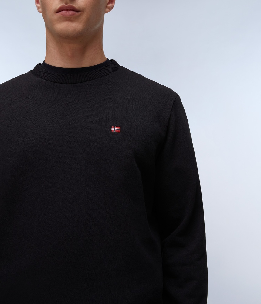 NapapijriSweatshirtBalisCrew1NP0A4FQWBlack-XS