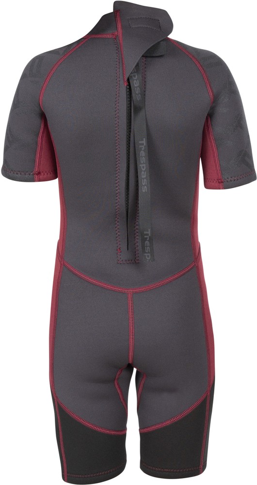 TrespassKinderBadeeinteilerMilo-Kids3MmShortWetsuitBlack