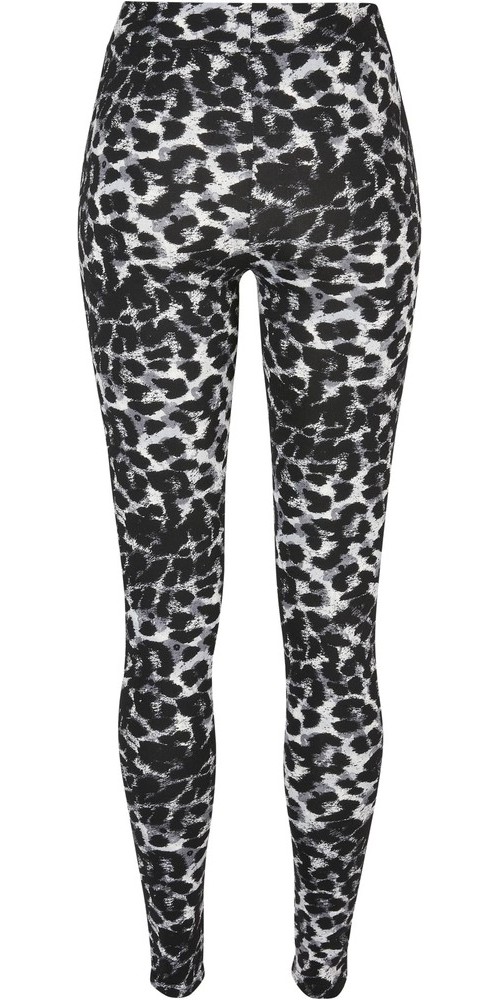 UrbanClassicsDamenLadiesSoftAopLeggingsBlackleo-3XL