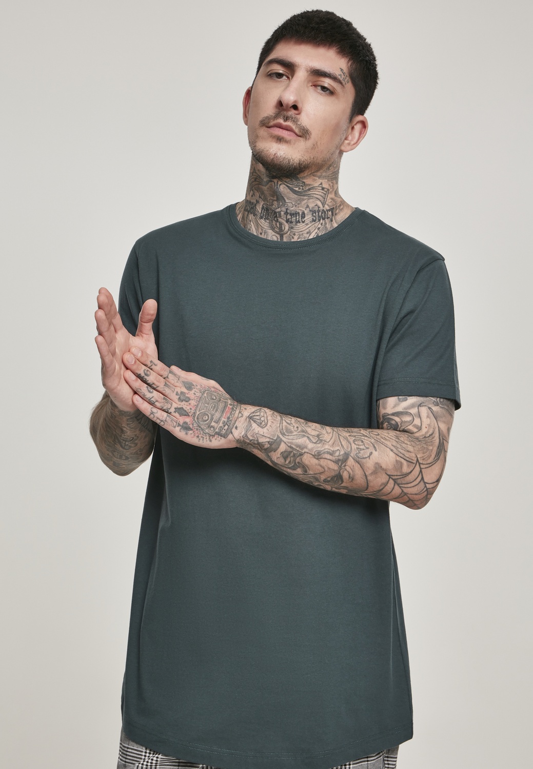 UrbanClassicsT-ShirtShapedLongTeeBottlegreen-2XL