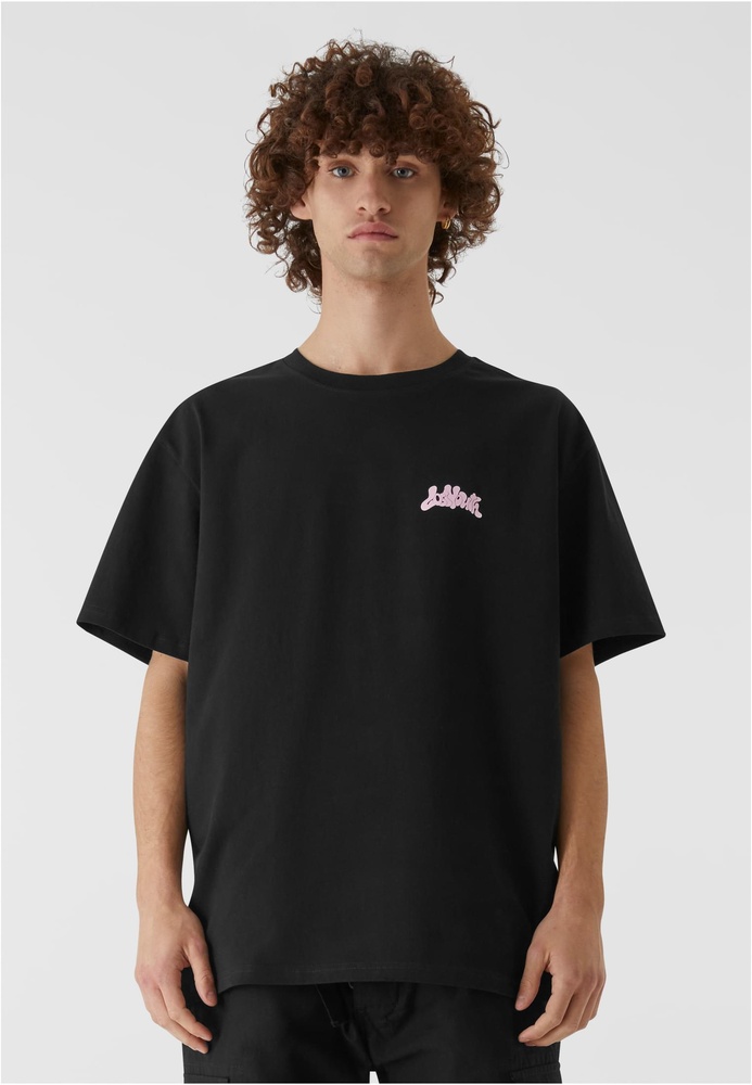 LostYouthT-ShirtTeeFlowerWavesLY388Black-3XL