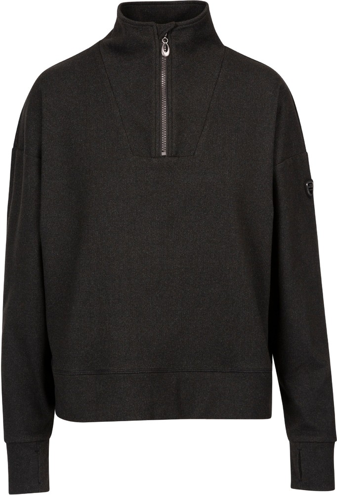 TrespassDamenLongsleeveHappen-FemaleCasualTopDarkGreyMarl-4XL