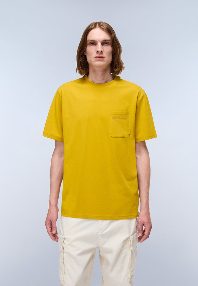 NapapijriT-ShirtS-FanesSsNP0A88SEGoldFlakeY1O-XS