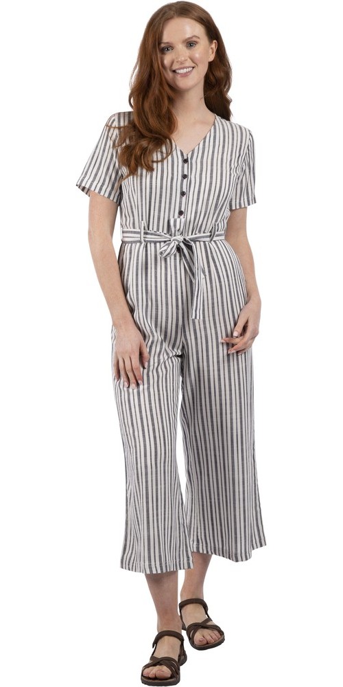 TrespassDamenOverallAriya-FemaleJumpsuitNavyStripe-S